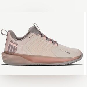 K-Swiss Women's Athletic Shoes in Pink and Gray